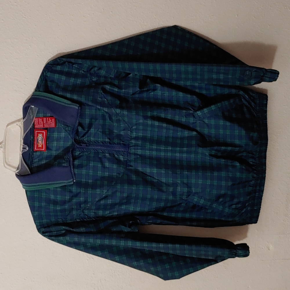 Sportrax Women's Size Medium Plaid Rain Jacket